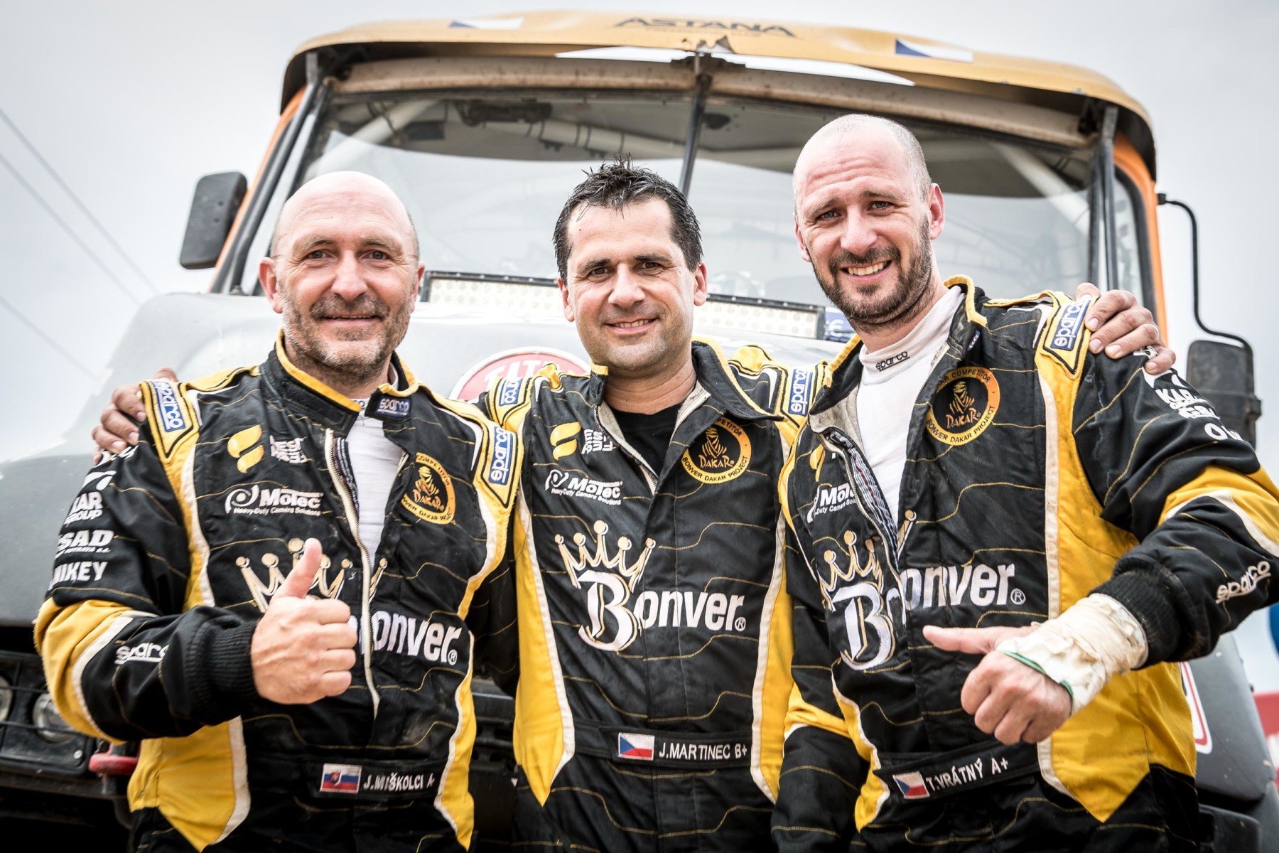 Fesh Fesh Group a jeho Bonver Dakar Team na Marocco Desert Challenge