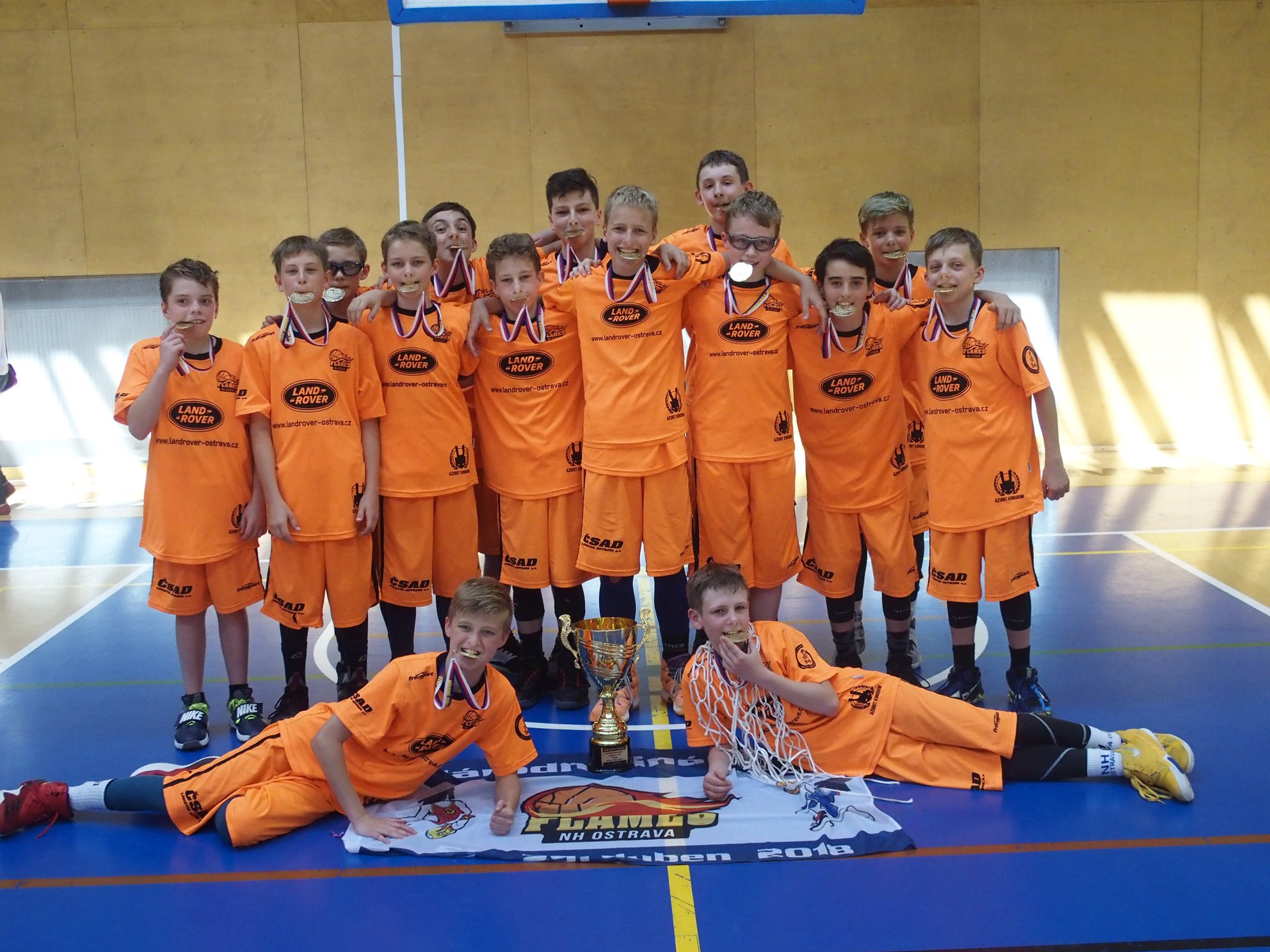 Basketbalisté NH Ostrava získali titul i v kategorii U12 